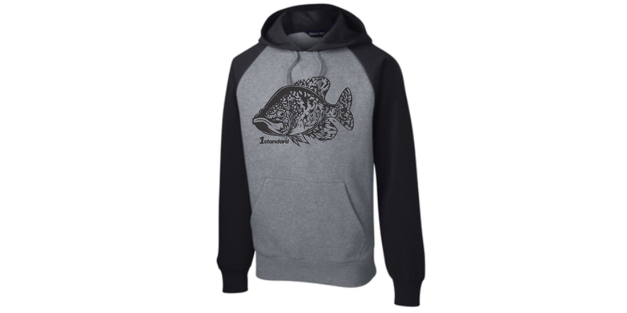 Crappie Black Hoodie