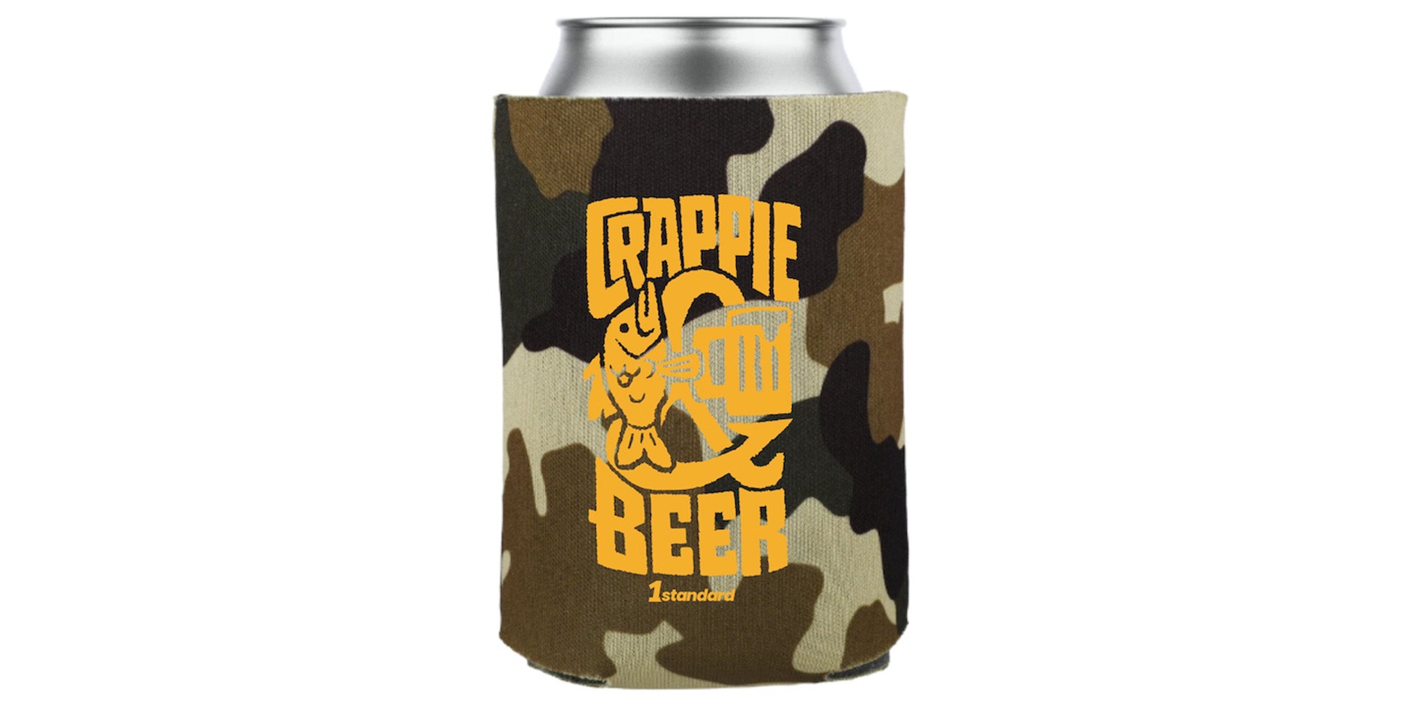 Crappie & Beer Koozie